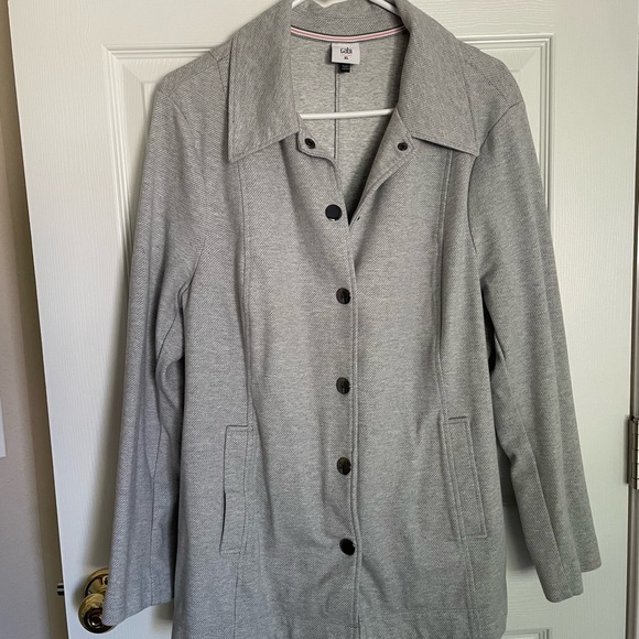 CAbi Gray Button-Up Jacket - Picture 2 of 8
